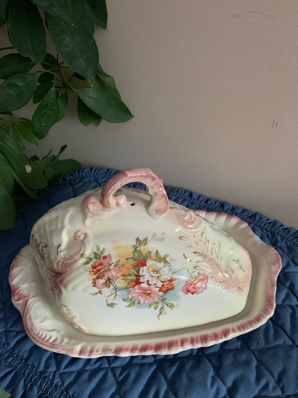 Antique Cheese Dish